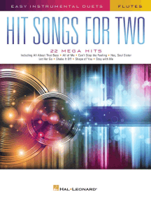 Hit Songs for Two Flutes: Easy Instrumental Duets