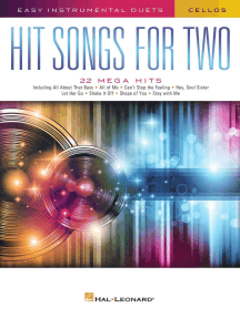 Hit Songs for Two Cellos: Easy Instrumental Duets
