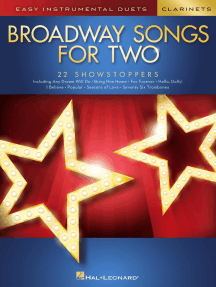 Broadway Songs for Two Clarinets: Easy Instrumental Duets