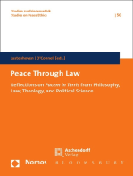 Peace Through Law: Reflections on Pacem in Terris from Philosophy, Law, Theology and Political Science