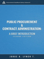 Public Procurement and Contract Administration