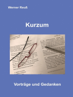 Kurzum: Vorträge und Gedanken