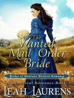 The Wanted Mail Order Bride (#10, Brides of Montana Western Romance) (A Historical Romance Book): Brides of Montana Western Romance, #10