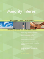 Minority Interest A Complete Guide - 2020 Edition