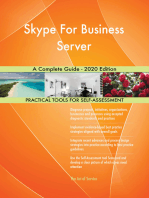 Skype For Business Server A Complete Guide - 2020 Edition