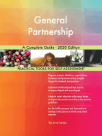 General Partnership A Complete Guide - 2020 Edition