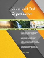 Independent Test Organization A Complete Guide - 2020 Edition