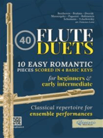 10 (Easy) Romantic Pieces for Flute Duet: for beginners