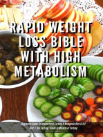 Rapid Weight Loss Bible With High Metabolism Beginners Guide To Intermittent Fasting & Ketogenic Diet & 5:2 Diet + Dry Fasting : Guide to Miracle of Fasting