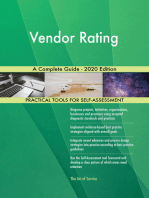 Vendor Rating A Complete Guide - 2020 Edition