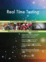 Real Time Testing A Complete Guide - 2020 Edition