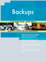 Backups A Complete Guide - 2020 Edition