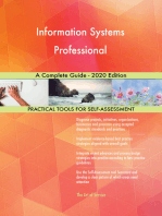 Information Systems Professional A Complete Guide - 2020 Edition