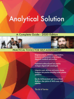 Analytical Solution A Complete Guide - 2020 Edition
