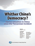 Whither China's Democracy?: Democratization in China since the Tiananmen Incident