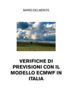 Verifiche di previsioni con il modello Ecmwf in Italia