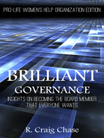 Brilliant Governance: Insights on Becoming the Board Member that Everyone Wants