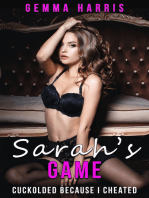 Sarah's Game Cuckolded Because I Cheated