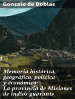 Memoria histórica, geográfica, política y éconómica