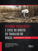 Reforma Trabalhista e Crise do Direito do Trabalho no Brasil: Apontamentos Críticos