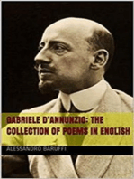 Gabriele D’Annunzio: The Collection of Poems in English