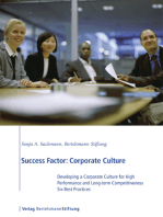 Success Factor: Corporate Culture: Developing a Corporate Culture for High Performance and Long-term Competitiveness, Six Best Practices