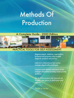 Methods Of Production A Complete Guide - 2020 Edition