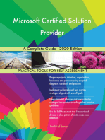 Microsoft Certified Solution Provider A Complete Guide - 2020 Edition
