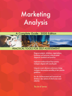 Marketing Analysis A Complete Guide - 2020 Edition