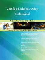 Certified Sarbanes Oxley Professional A Complete Guide - 2020 Edition