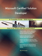 Microsoft Certified Solution Developer A Complete Guide - 2020 Edition