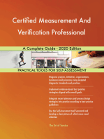 Certified Measurement And Verification Professional A Complete Guide - 2020 Edition