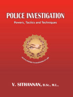 Police Investigation - Powers, Tactics and Techniques