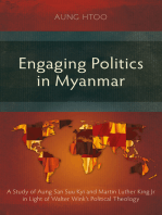 Engaging Politics in Myanmar: A Study of Aung San Suu Kyi and Martin Luther King Jr in Light of Walter Wink’s Political Theology