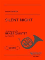 Silent Night - Brass Quintet (SCORE): Quintetto di Ottoni