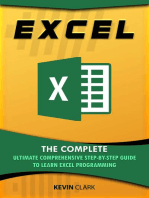 Excel : The Complete Ultimate Comprehensive Step-By-Step Guide To Learn Excel Programming