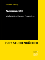 Nominalstil: Möglichkeiten, Grenzen, Perspektiven