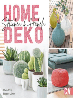 Home-Deko stricken & häkeln. Stylische Wohn-Accessoires selbst gestalten.: Vom Teppich bis zum Tischläufer. Häkel- und Strick-Projekte in aktuellen Farben und Trend-Motiven.