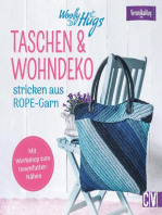 Woolly Hugs Taschen & Wohn-Deko stricken aus ROPE-Garn.: Im aktuellen Look einfach und schnell selbst stricken. Für Strick-Anfängerinnen & Fortgeschrittene.