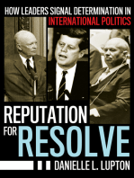 Reputation for Resolve: How Leaders Signal Determination in International Politics