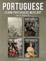 Pack 4 Books in 1 - Portuguese - Learn Portuguese with Art: Learn how to describe what you see, with bilingual text in English and Portuguese, as you explore beautiful artwork