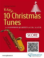 Saxophone Quartet score "10 Easy Christmas Tunes"