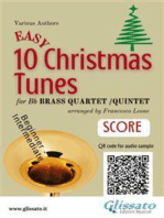 10 Easy Christmas Tunes - Brass Quartet/Quintet (SCORE): Easy for Beginners