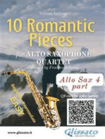 Eb Alto Sax 4 part of "10 Romantic Pieces" for Alto Saxophone Quartet