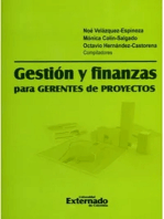 Gestión y finanzas para gerentes de proyectos