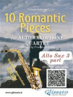 Eb Alto Sax 3 part of "10 Romantic Pieces" for Alto Saxophone Quartet