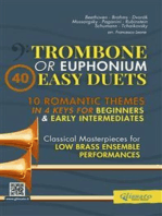 10 Romantic Pieces for Trombone/Euphonium Duet: Easy