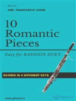 10 Romantic Pieces for Bassoon Duet: Easy