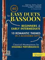 10 Romantic Pieces for Bassoon Duet