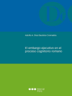 El embargo ejecutivo en el proceso cognitorio romano